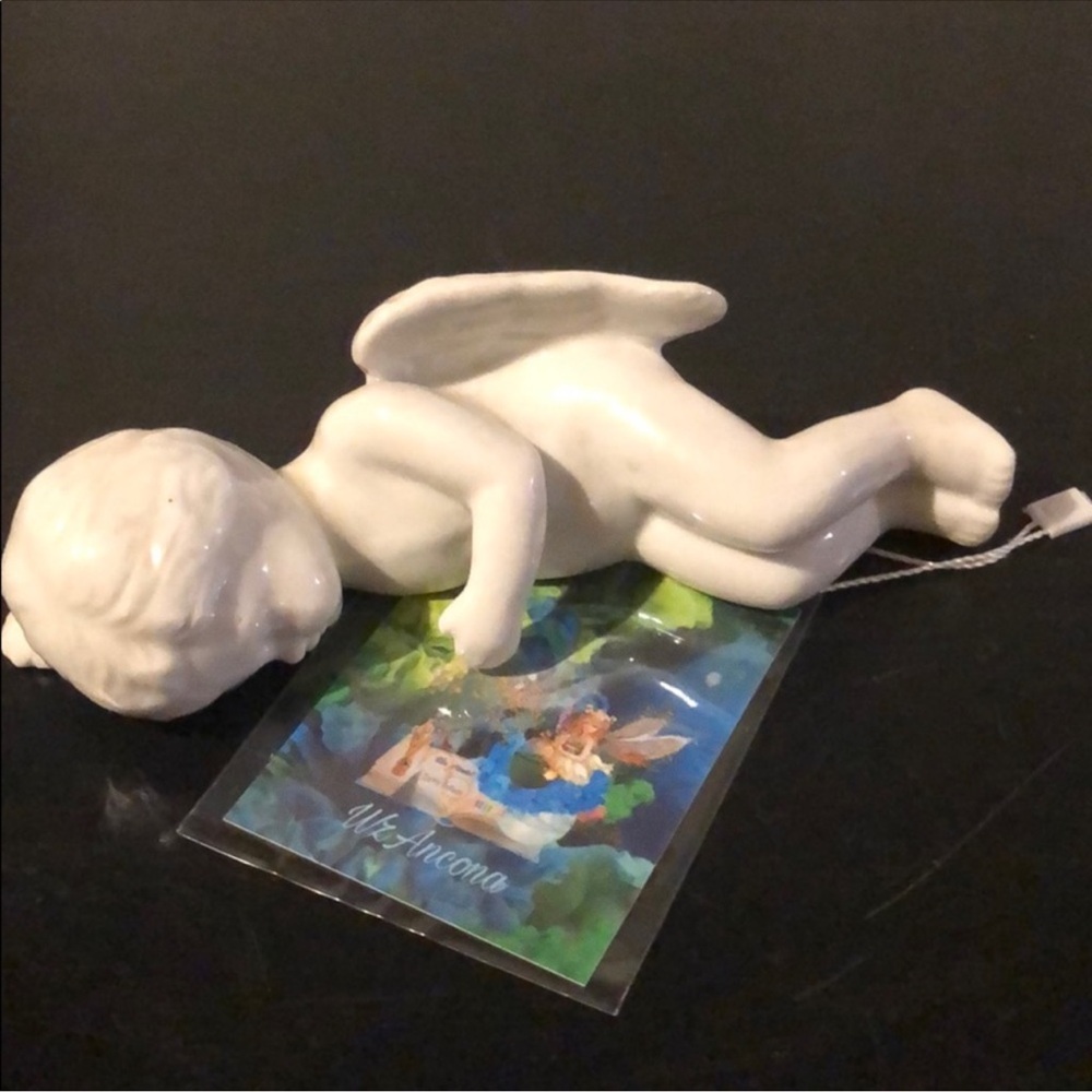 White Ceramic Angel Figurine